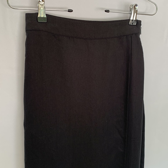 NWT Whistles Olivia Wrap Skirt Black Size 2 - Picture 4 of 16